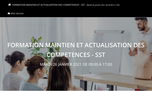 FORMATION MAINTIEN ET ACTUALISATION DES COMPETENCES - SST