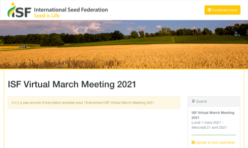 ISF VIRTUAL MARCH MEETING 2021