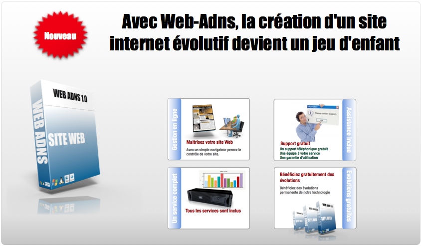 Creation site internet, cms, gestion commerciale,gestion de contenu internet, site web congrès