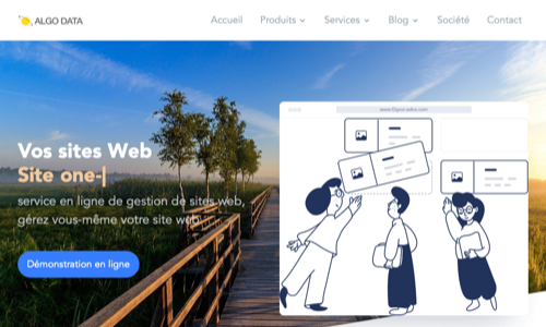 WEB-ADNS, Sites Web